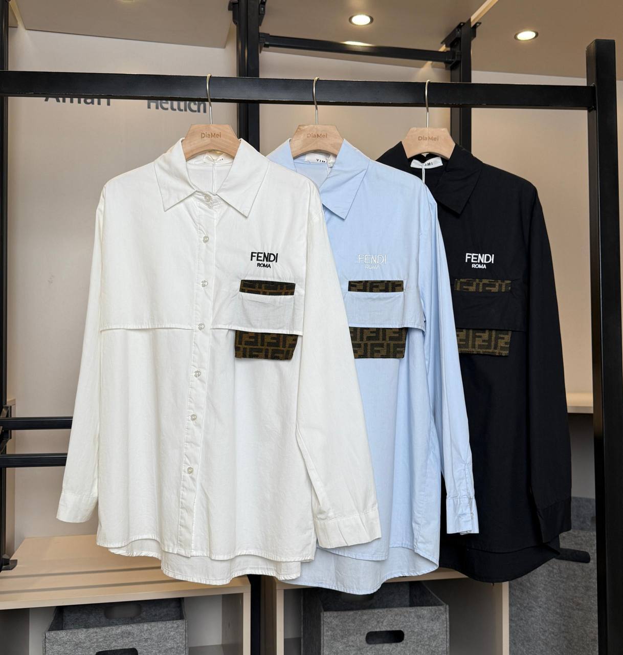 🌟 Рубашки в стиле Fendi