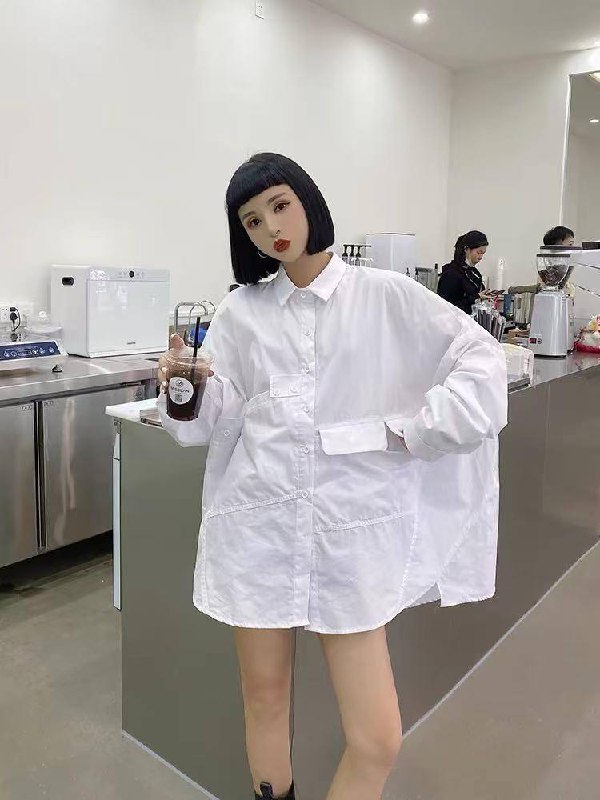 🌟 Модная oversize рубашка