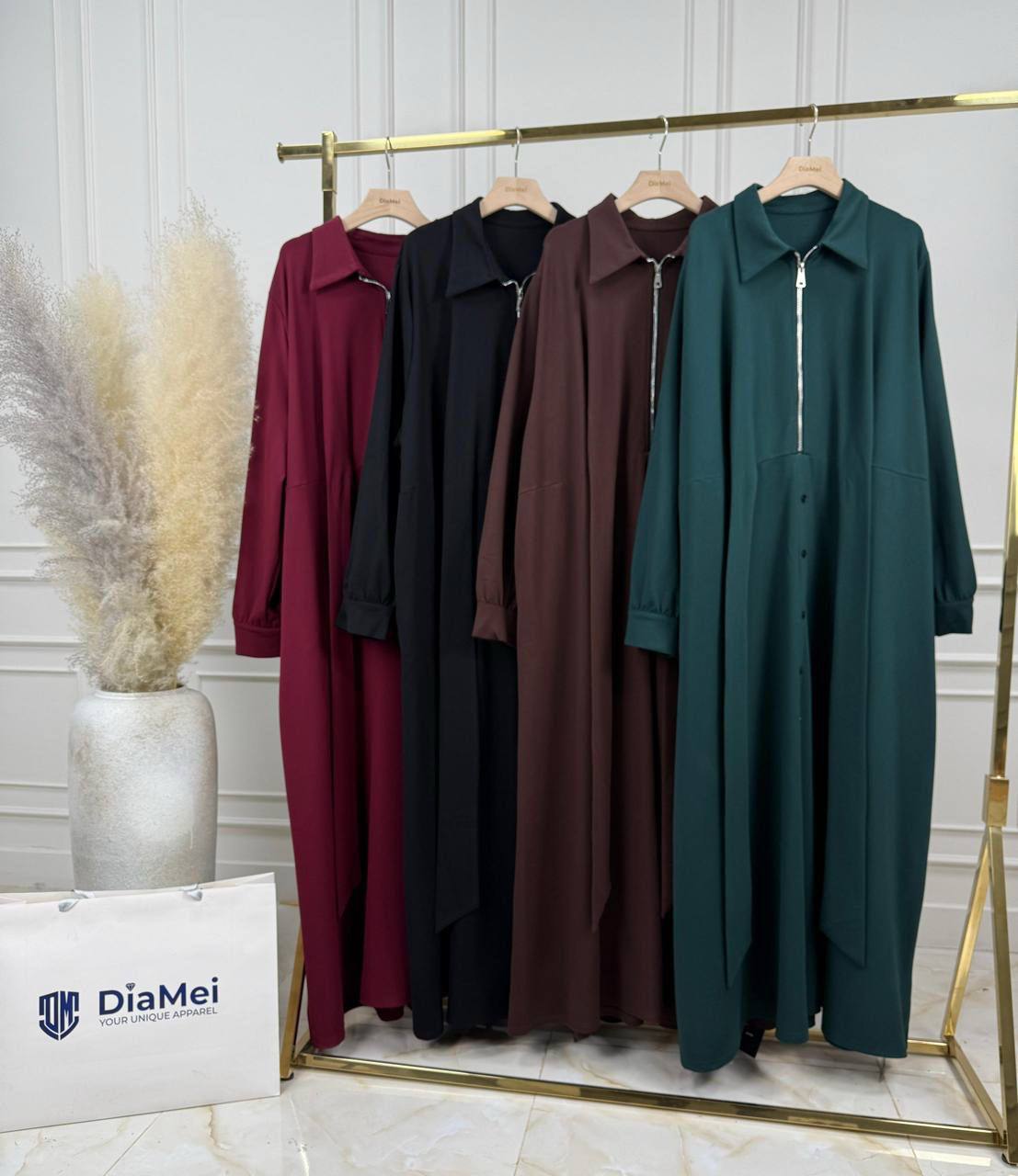 👗 Стильные платья с молнией и поясом