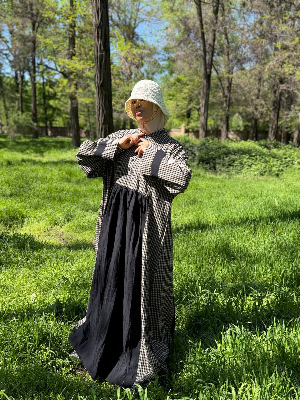 Платье тренд года 2026 
Очень легкая и удоьная на жарко...