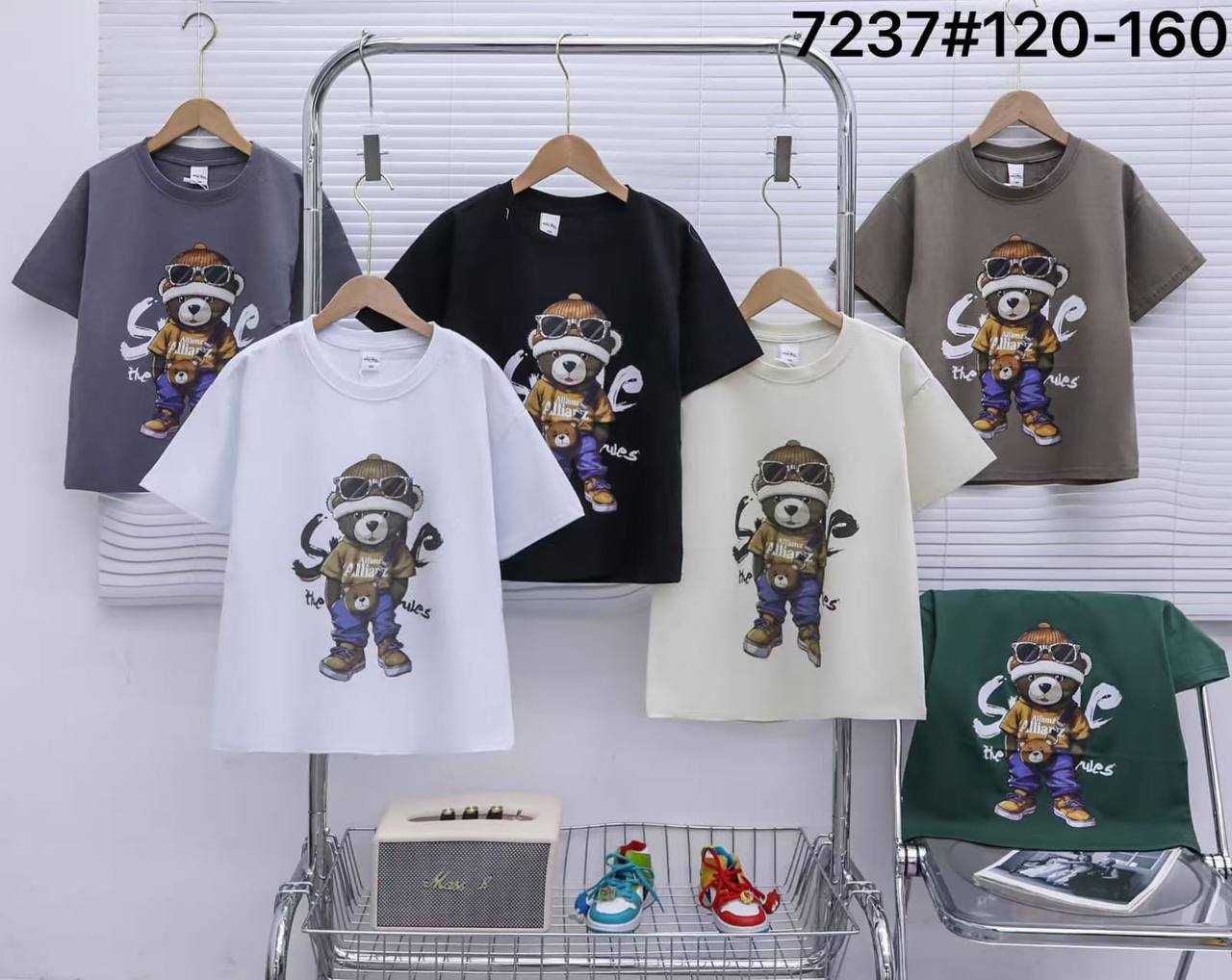 ФУТБОЛКА ПРИНТ ☄️
🖇️ЦЕНА: 350сом 
🔖ВОЗРАСТ: 5-9 лет 
📏Р...