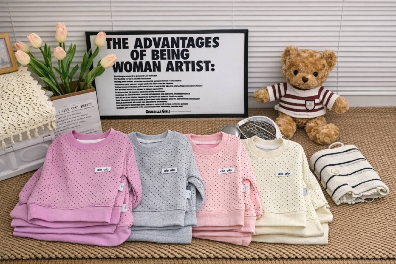 Нежные свитшоты в горошек для стильных деток 🤍