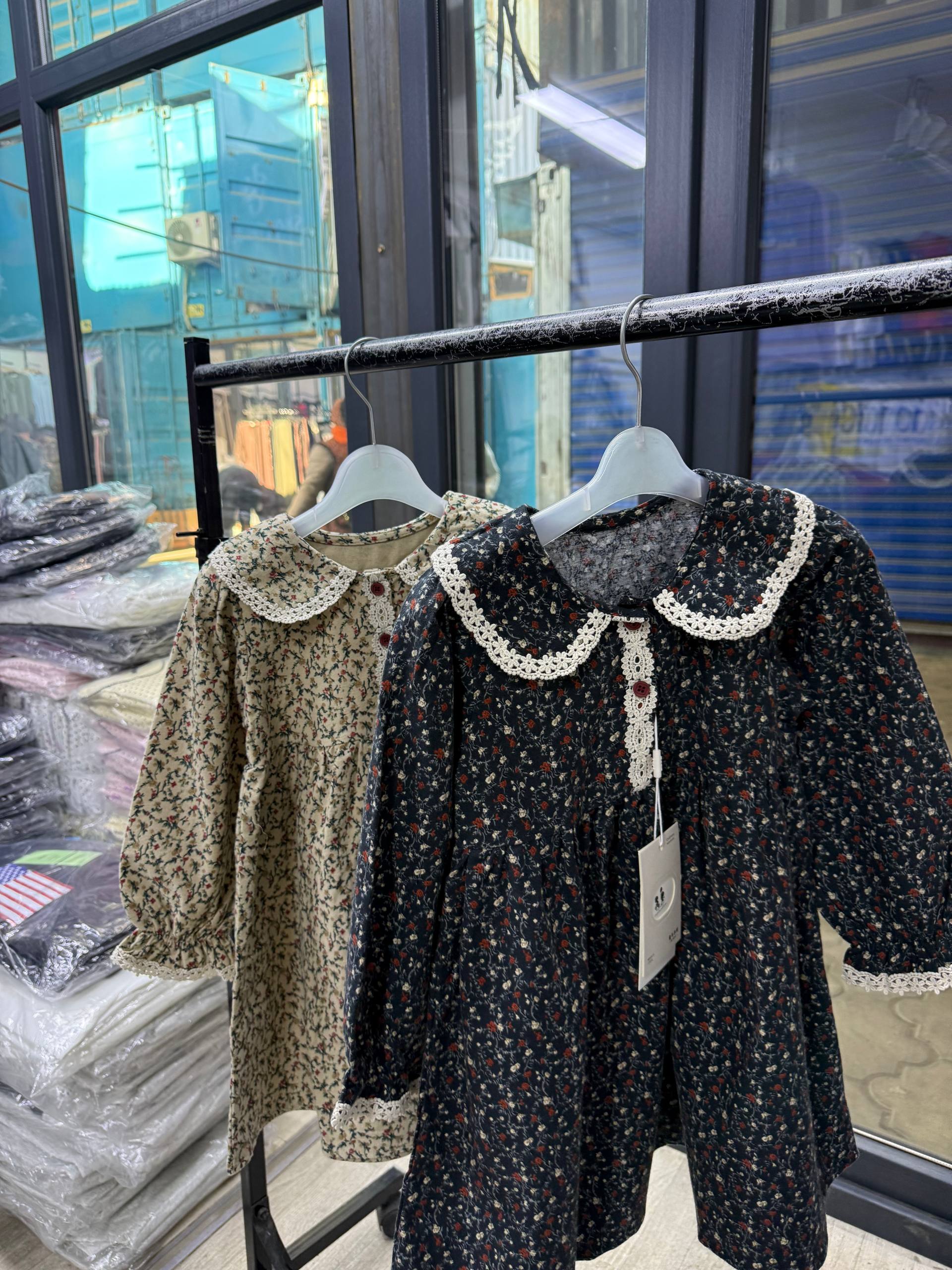 Детское хлопковое платье для девочки