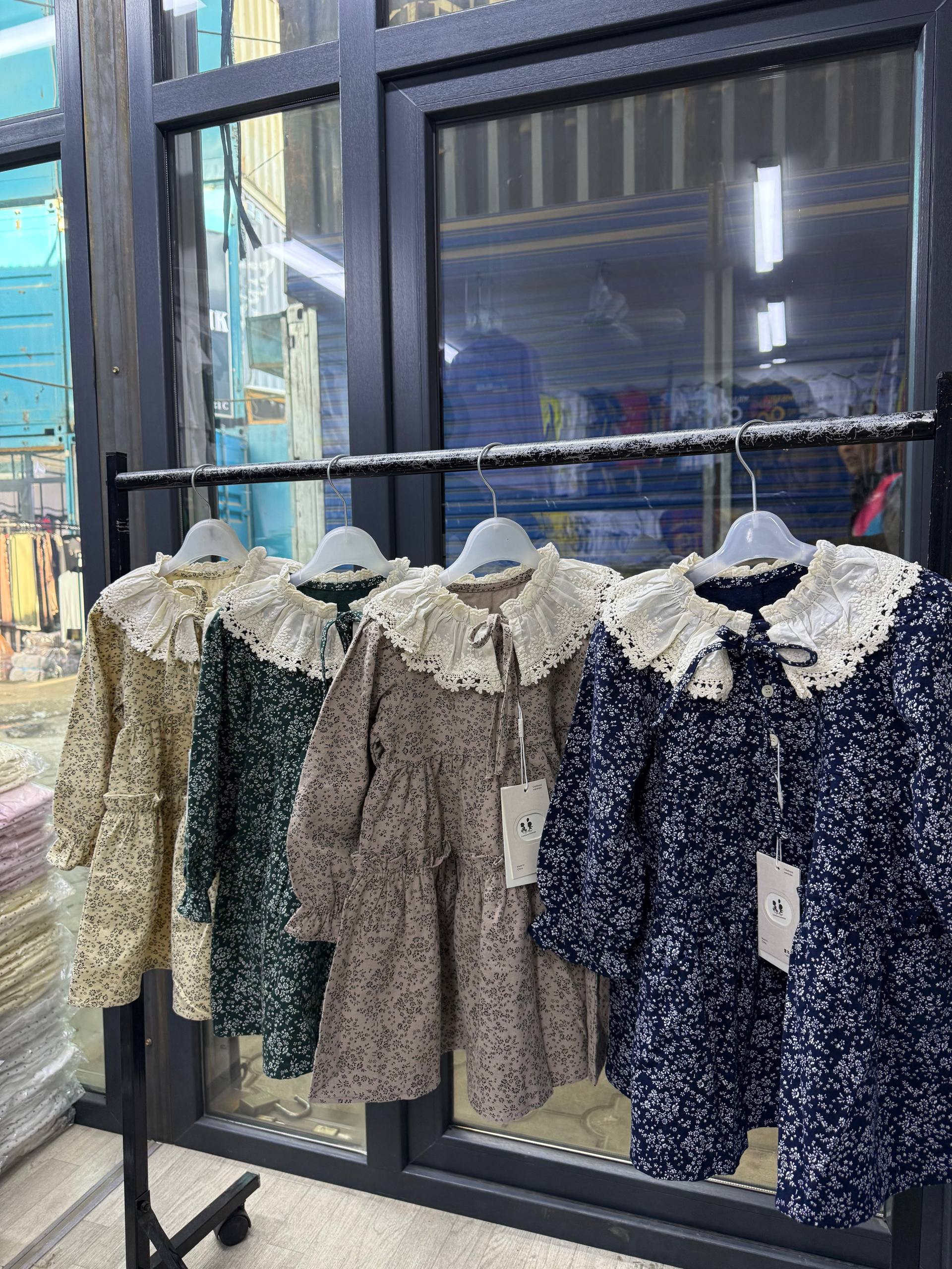 Детское хлопковое платье для девочки