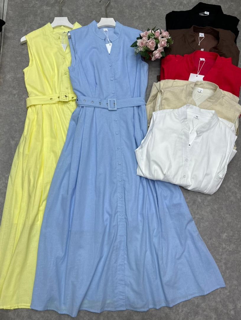 Новинка🩵
Платье  шикарная качество 🫰
Ткань лён ✅
Гуанчж...