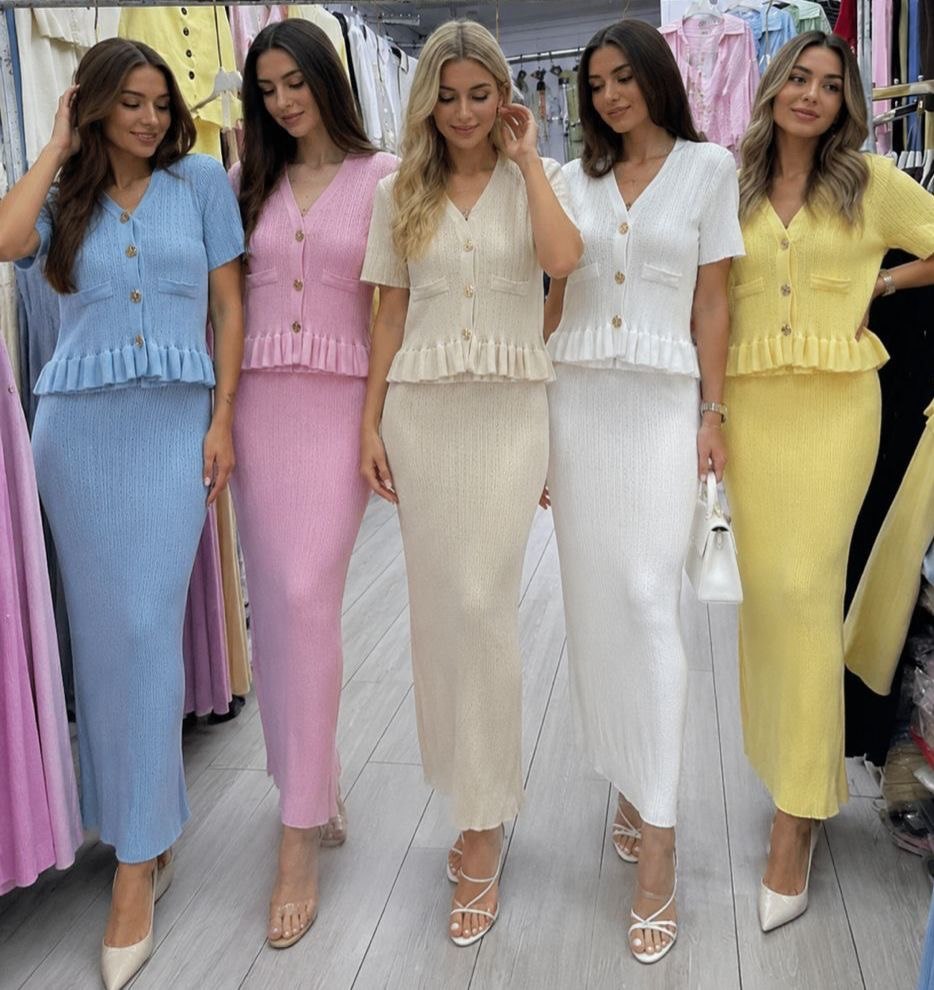 НОВИНКА 😍
Получили двойка костюм🌷
 
Люксовое качество с...