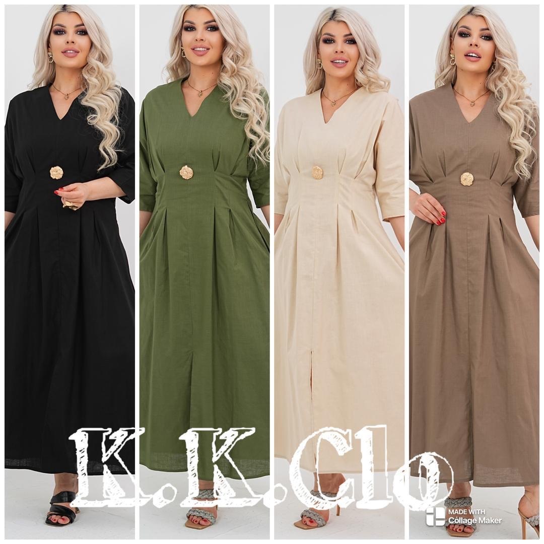 Новинка 🤗На завтра выход платья из льна премиум качеств...