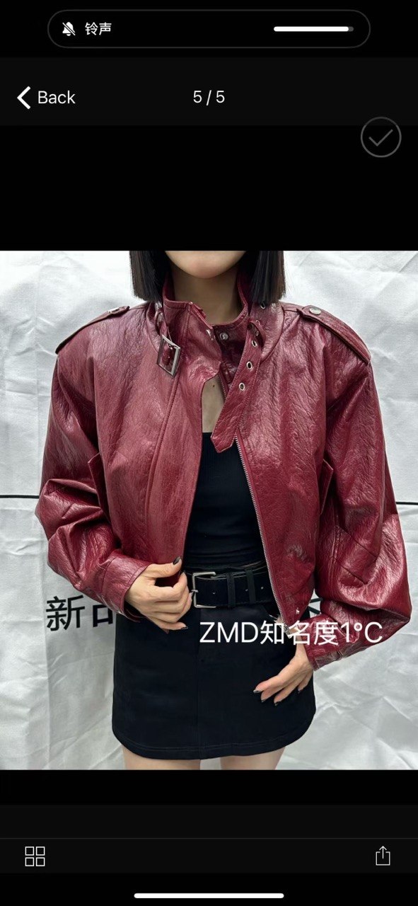 Та самая укороченная кожаная  куртка 💔
💥Идеальная посад...