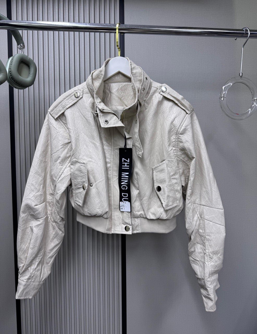 Та самая укороченная кожаная  куртка 💔
💥Идеальная посад...