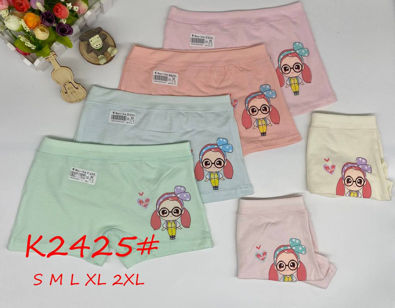 Девочковые шорты трусы