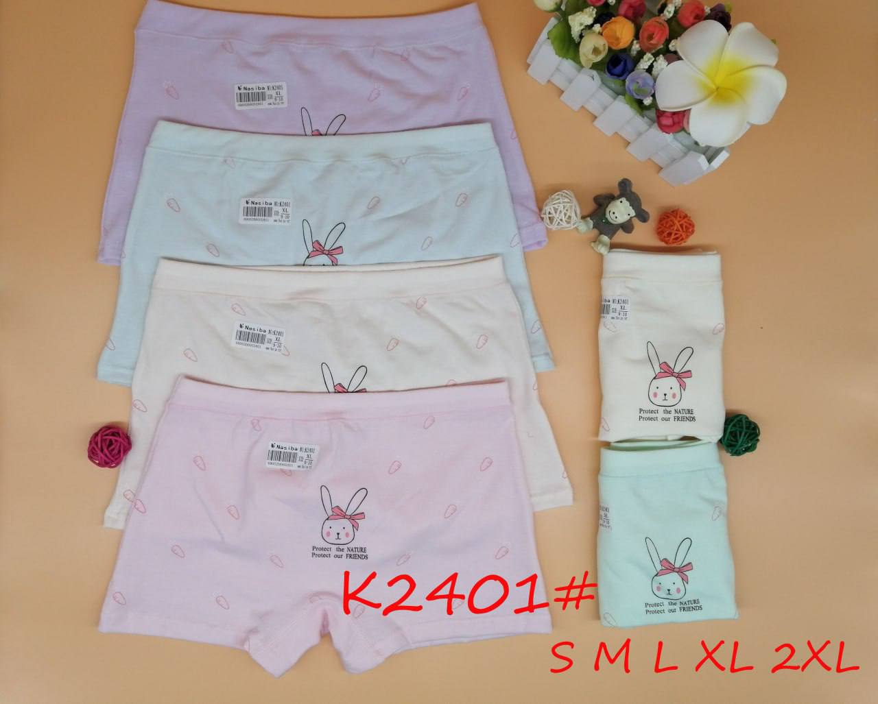 Девочковые шорты трусы