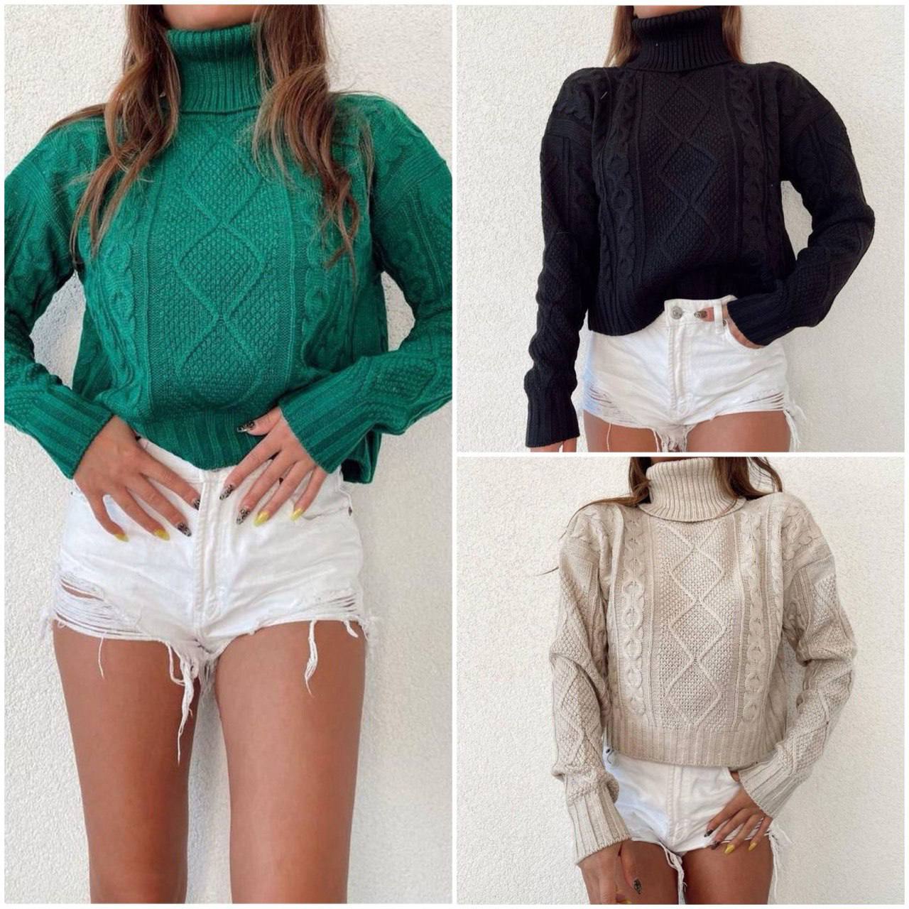 Свитер крупн...