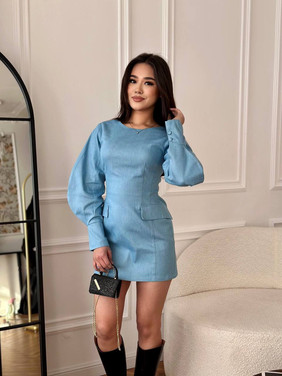 Джинсовое пл...