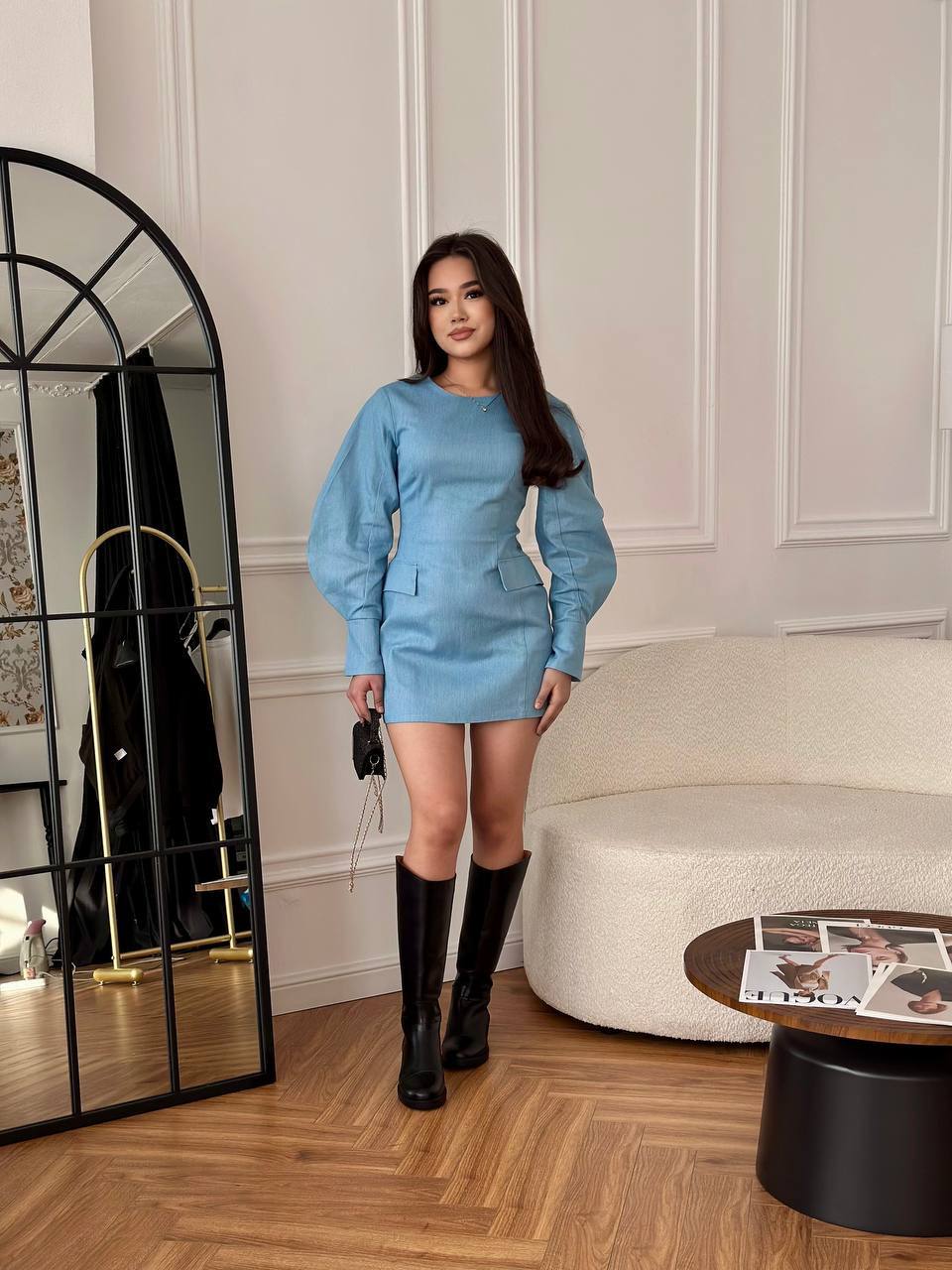 Джинсовое пл...