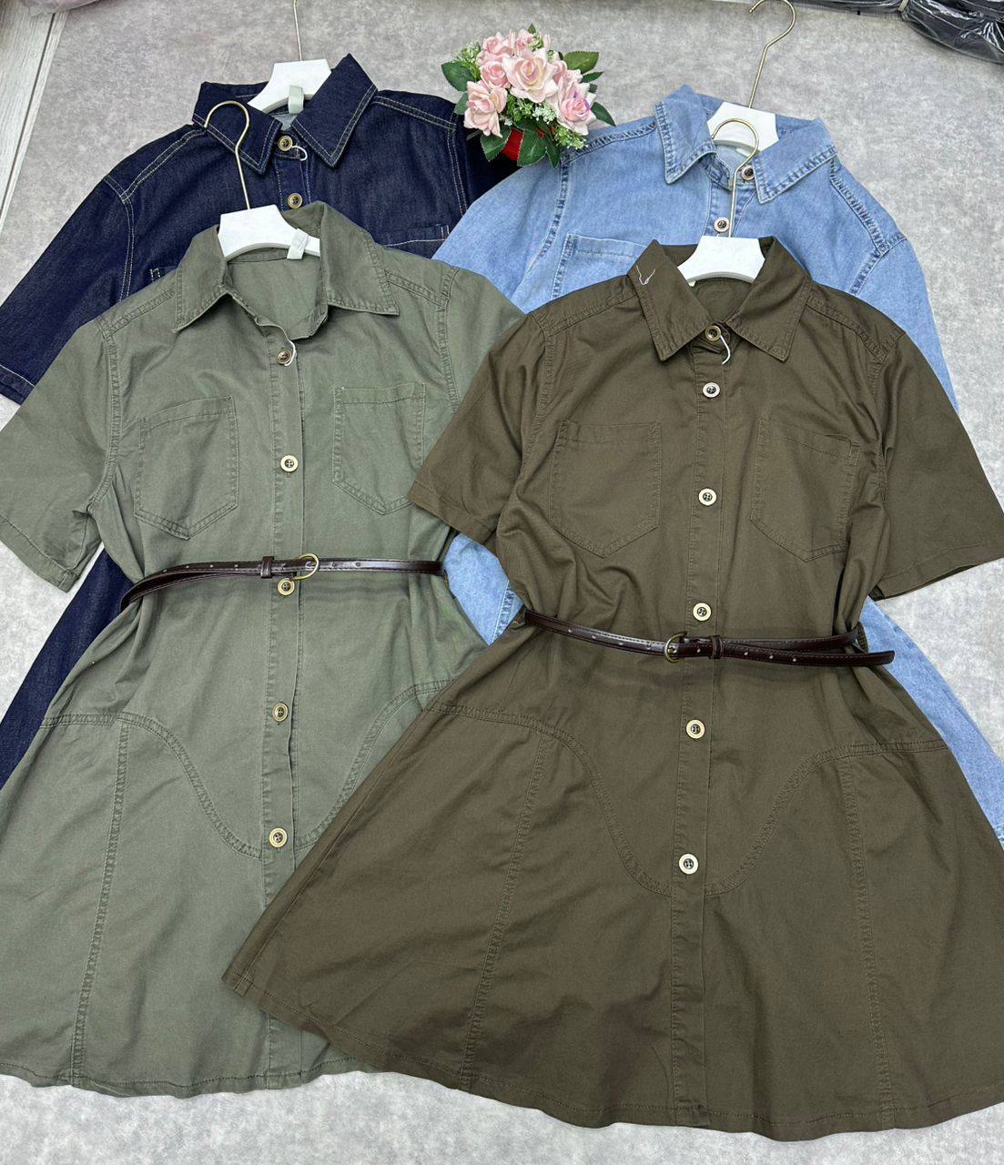 Джинсовая платье