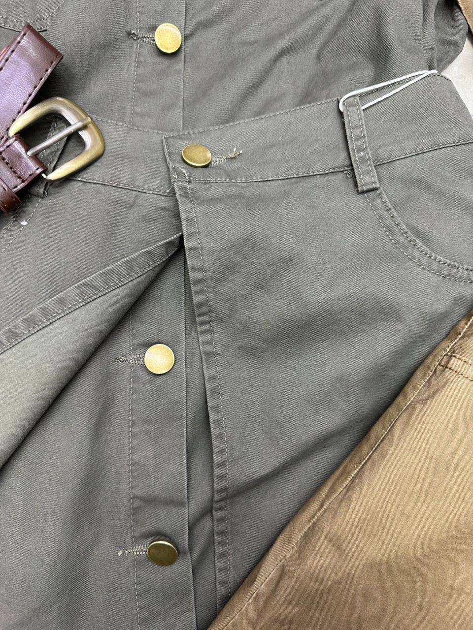 Джинсовая двойка платье