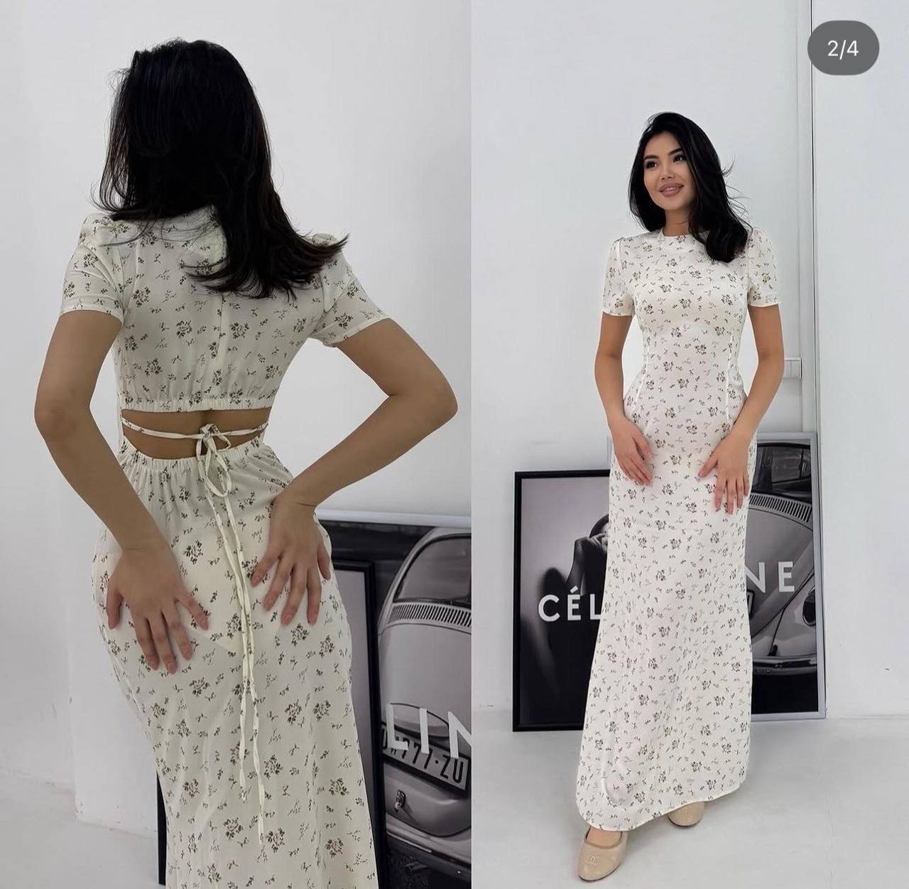 Платье с открытой спинкой❤️
Ткань Прадо❤️
42/44/42/44❤️...