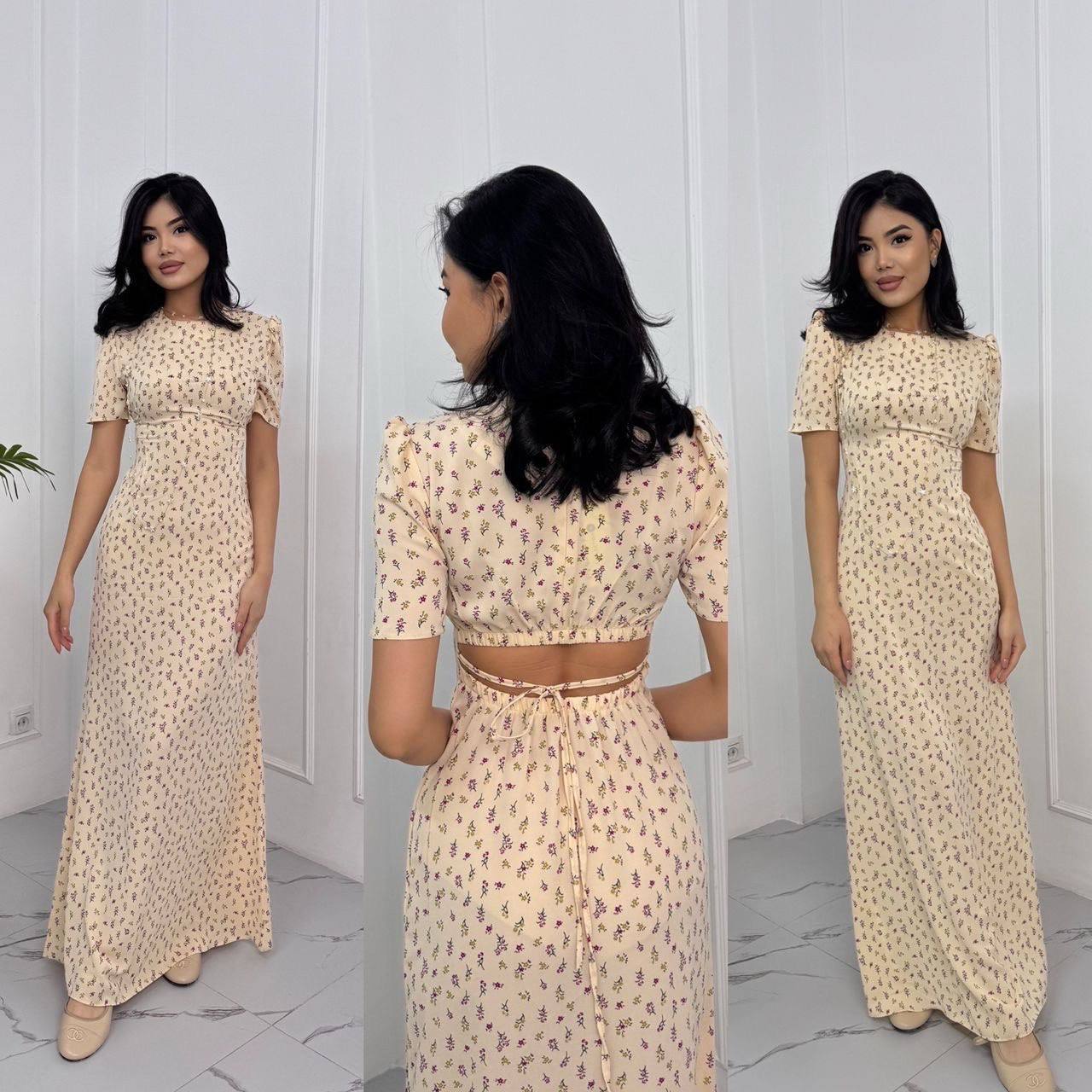 Платье с открытой спинкой❤️
Ткань Прадо❤️
42/44/42/44❤️...