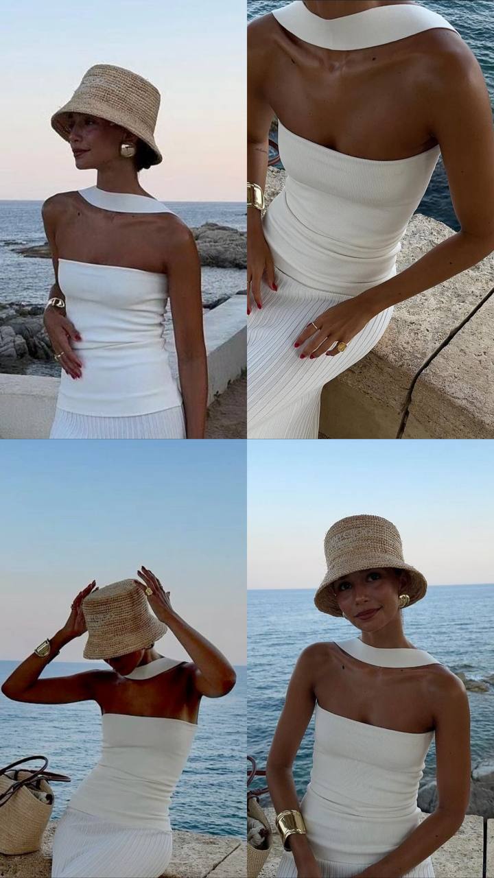 Асимметричный топ с открытыми плечами 🀄️