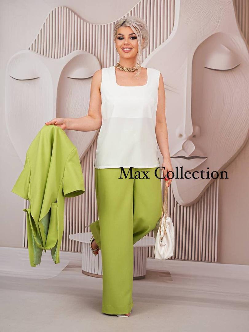 3-ка короткий рукав 
Ткань: Рим
48-54 р
Цена 2650 сом