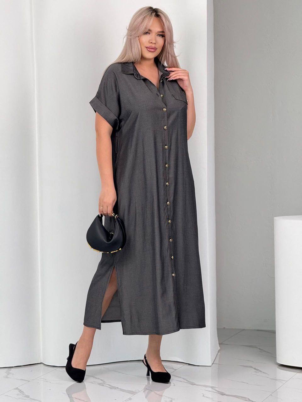 Стильное платье сафари
Всегда актуальна модель 
Арт 222...