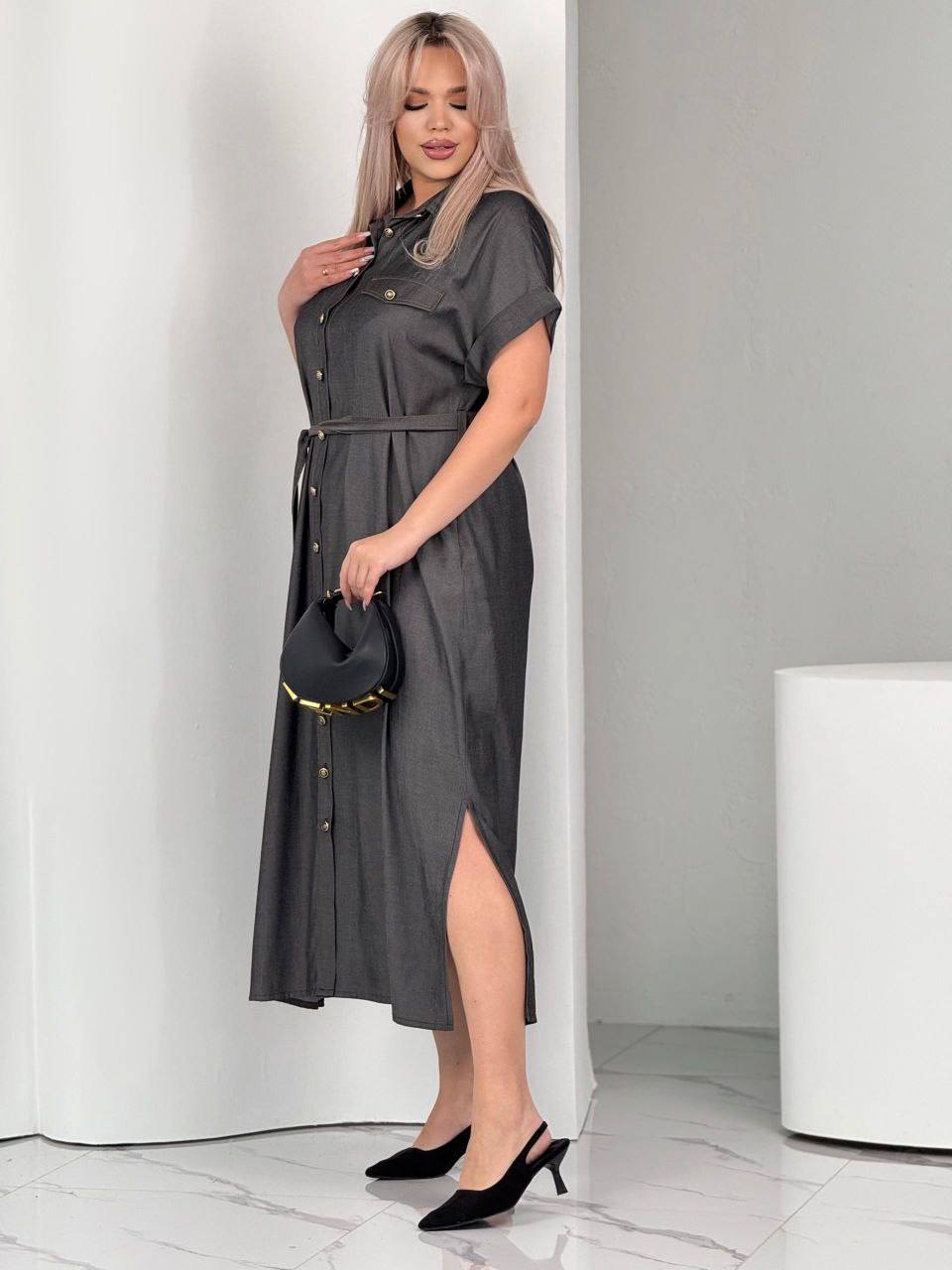 Стильное платье сафари
Всегда актуальна модель 
Арт 222...