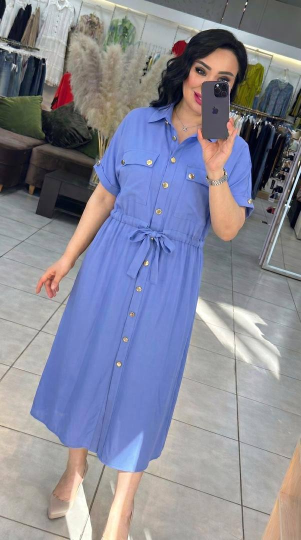 Шикарные платья Сафари
 в 5ти расцветках 
Размер:48-54
...