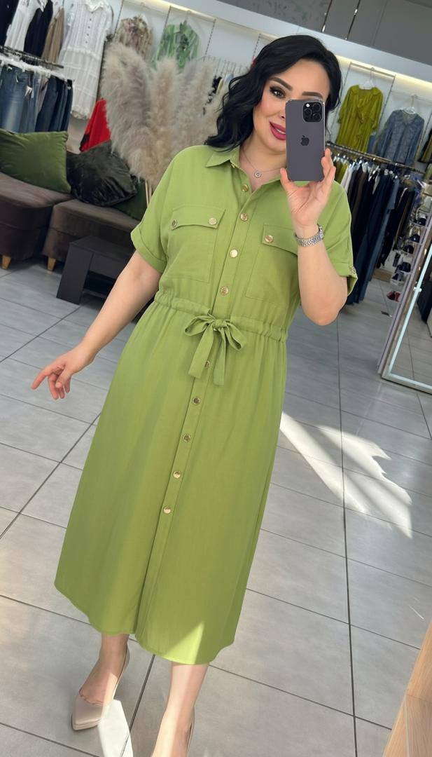 Шикарные платья Сафари
 в 5ти расцветках 
Размер:48-54
...