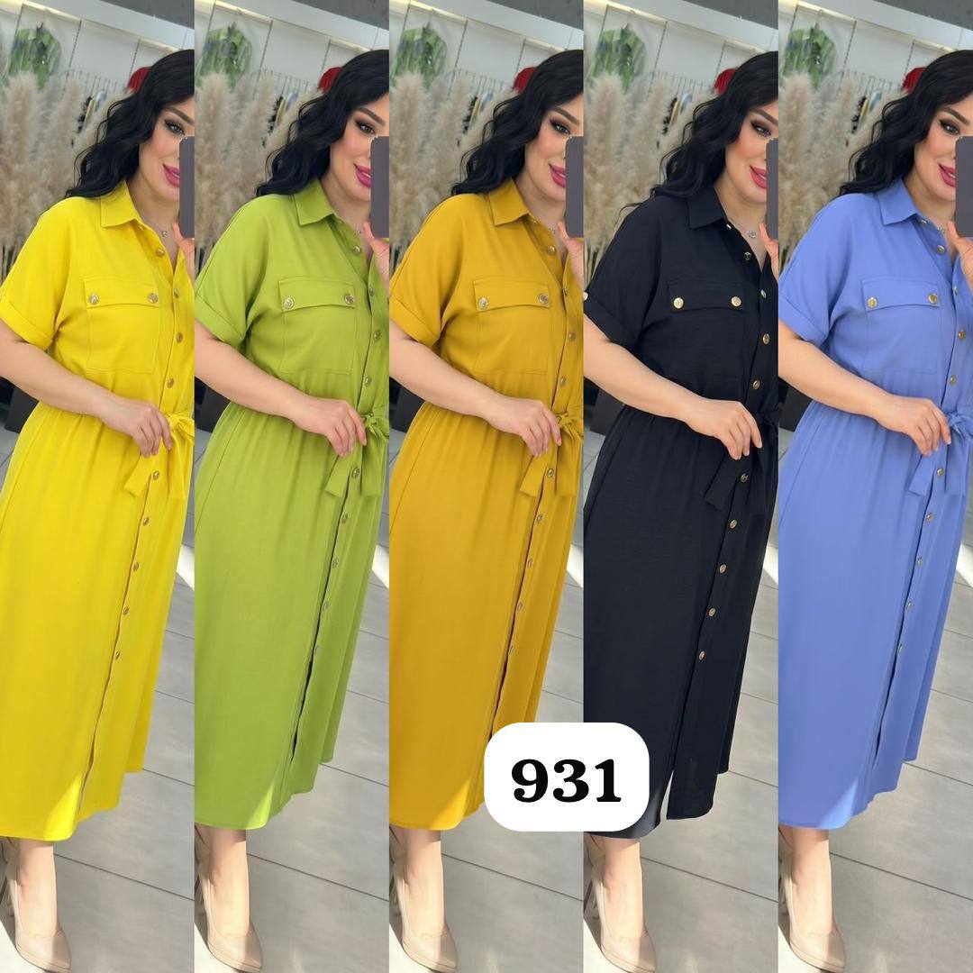 Шикарные платья Сафари
 в 5ти расцветках 
Размер:48-54
...