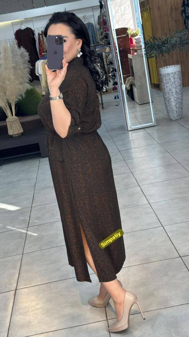 получили шикарное платье Рубашка ✨ В пир💃 и в мир🔥Ткань...