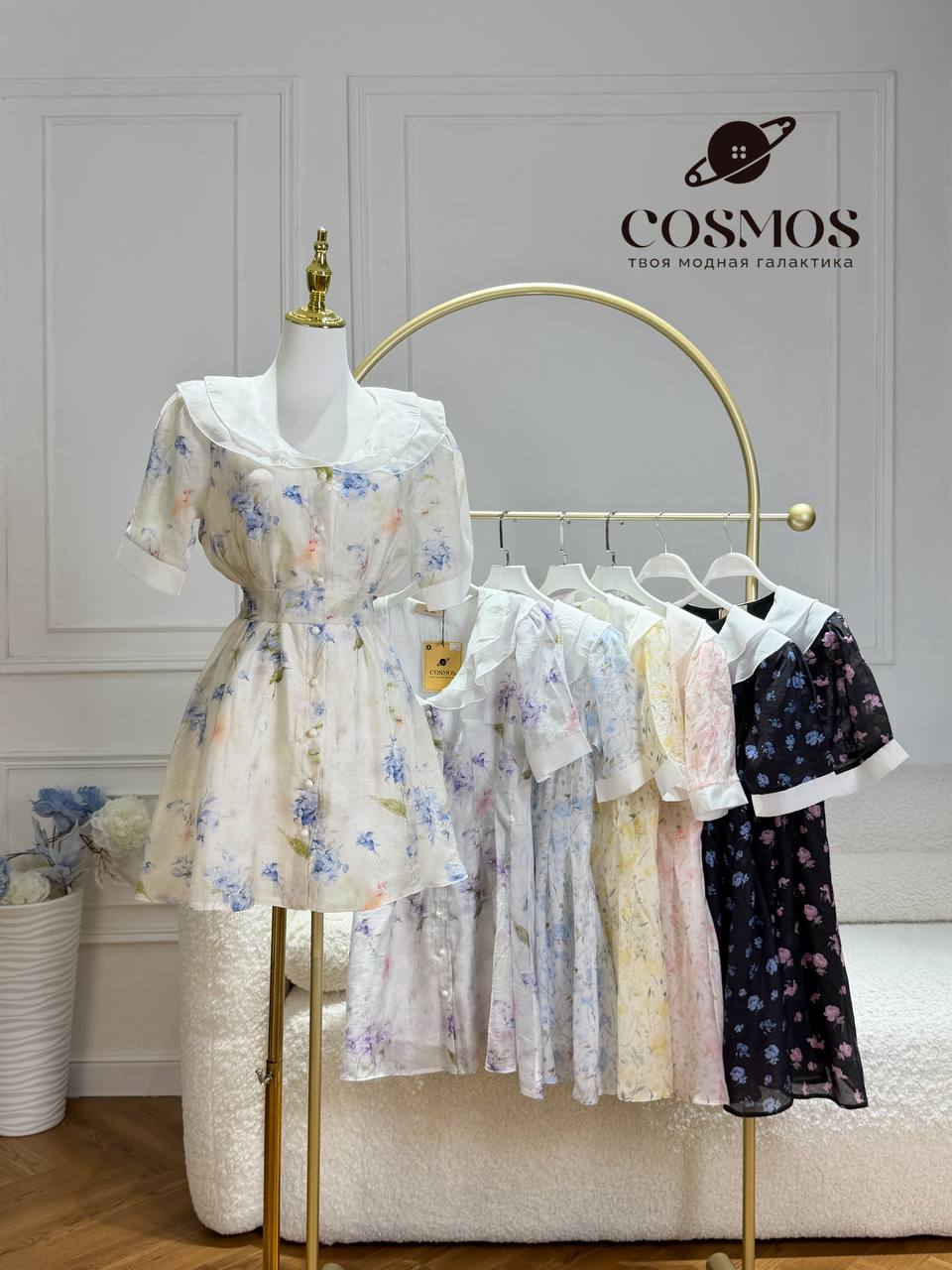 NEW COSMOS COLLECTION💥
😍Нежное платье с цветочным принт...