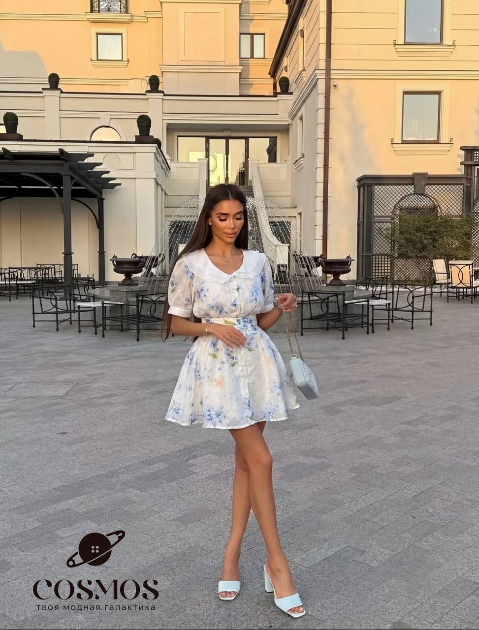 NEW COSMOS COLLECTION💥
😍Нежное платье с цветочным принт...