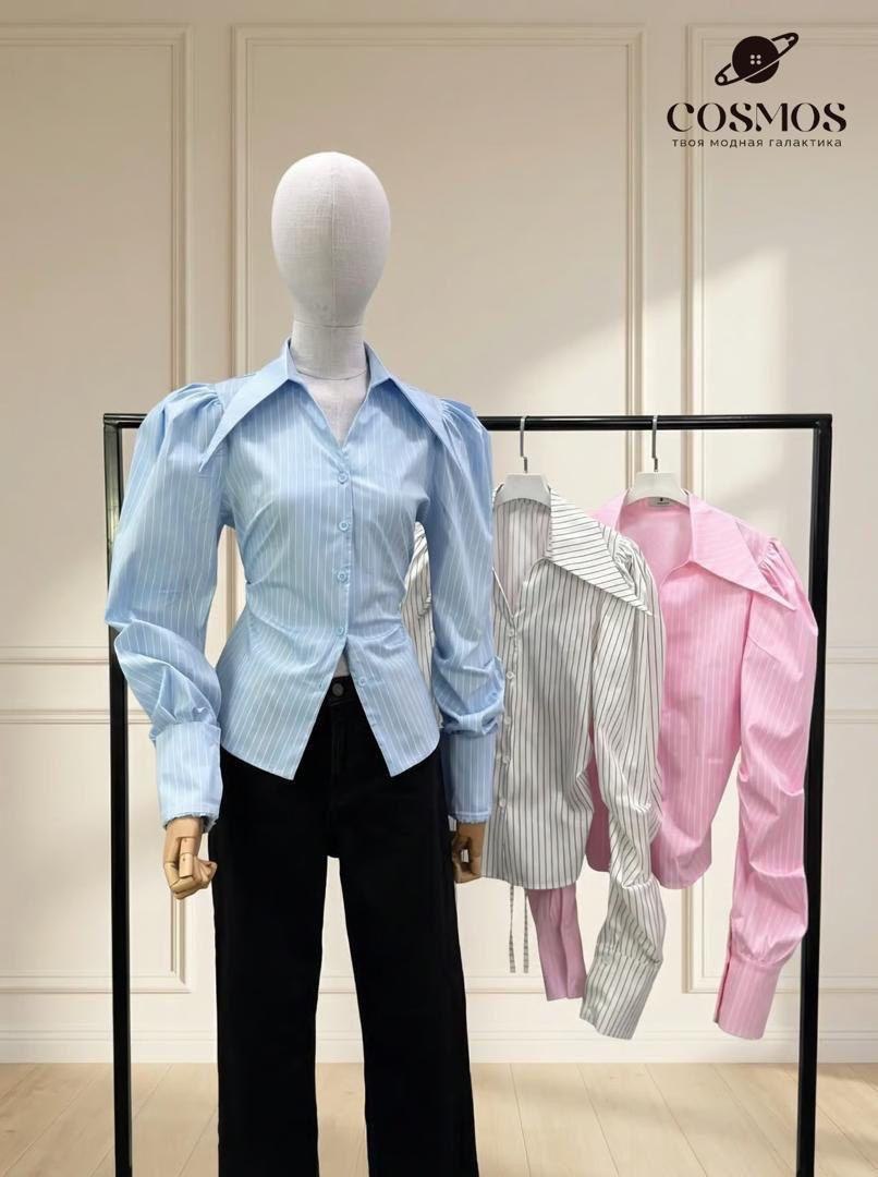 NEW😍NEW😍
🤍 Стильная рубашка с акцентными плечами✨
🤍 Пло...