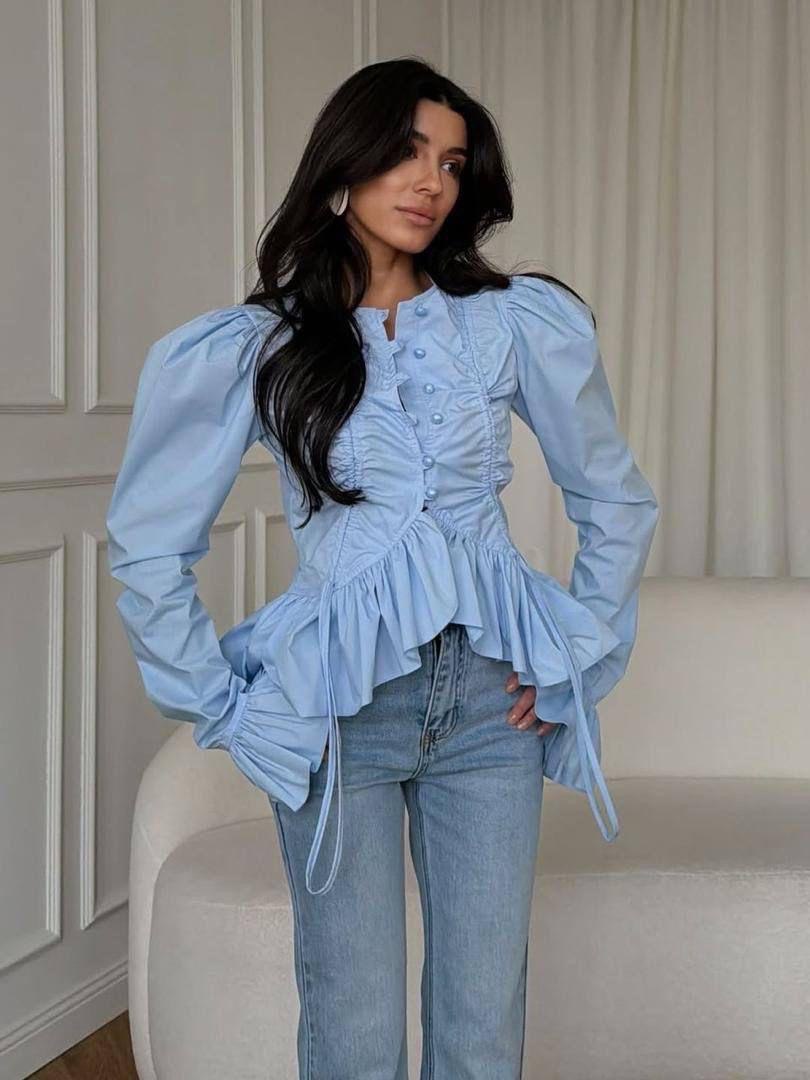 NEW COSMOS COLLECTION🔥
🤍 Рубашка с акцентом на талию ✨
...