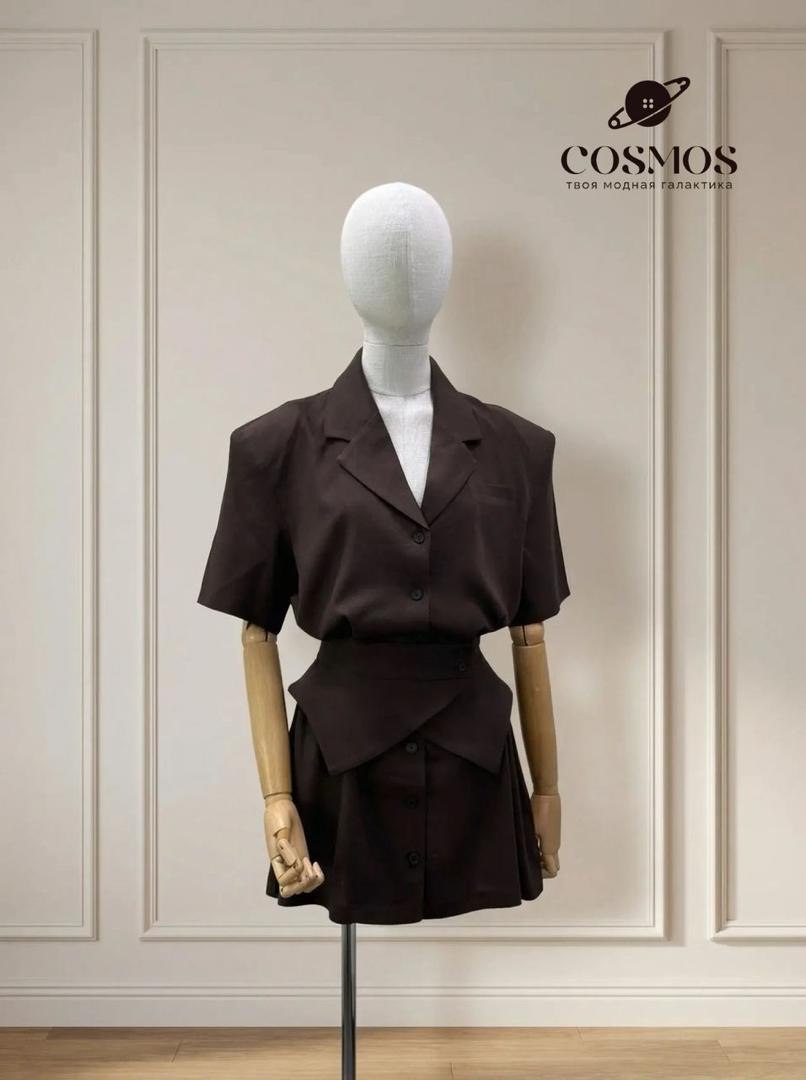 NEW COLLECTION😍
🤍 Рубашечное платье COSMOS из льна с пр...