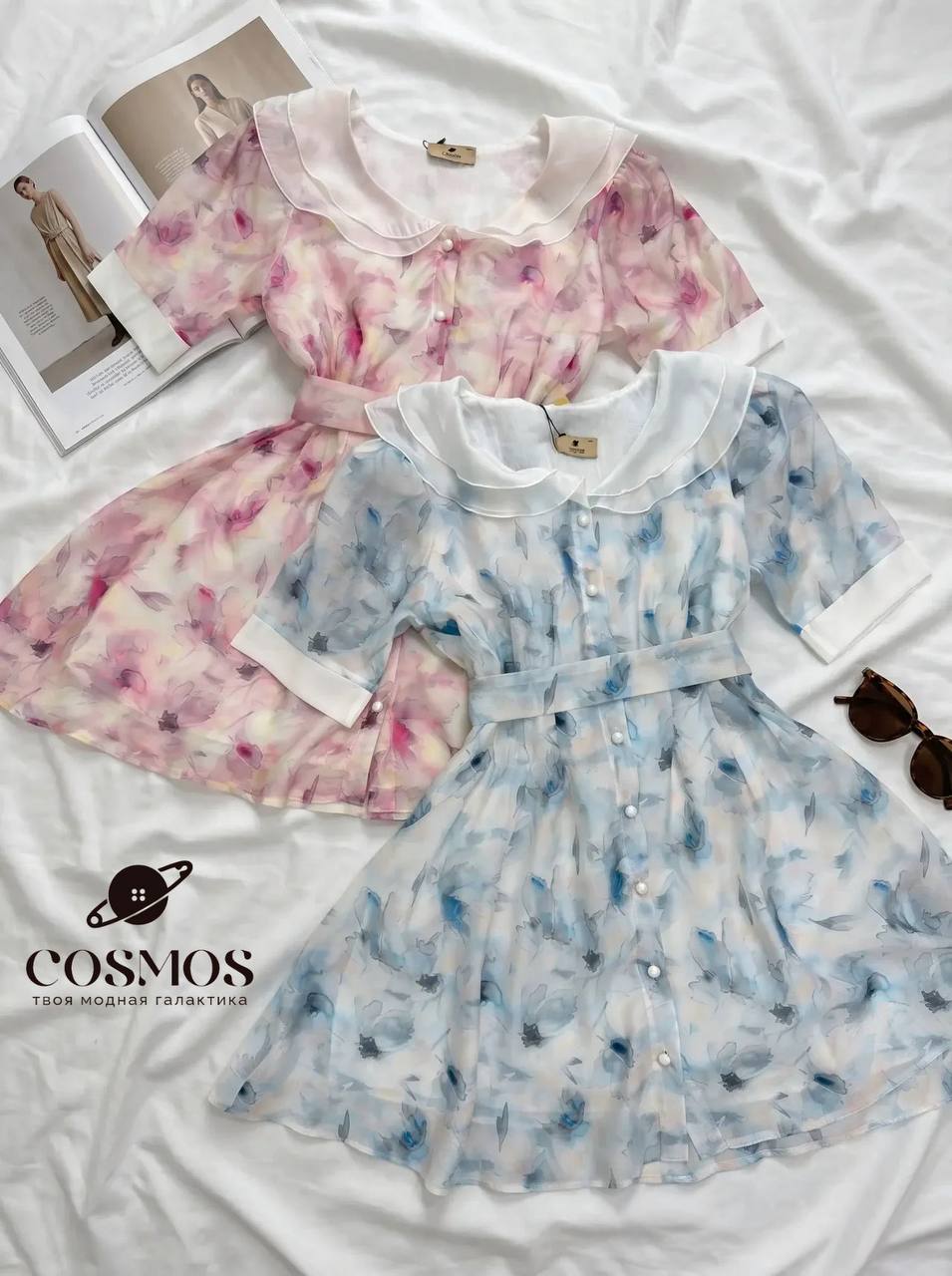 NEW COSMOS COLLECTION💥
😍Нежное платье с цветочным принт...