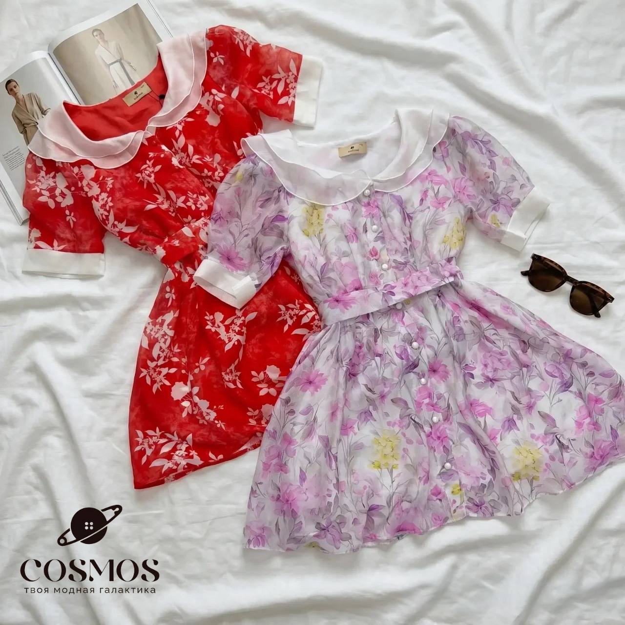 NEW COSMOS COLLECTION💥
😍Нежное платье с цветочным принт...