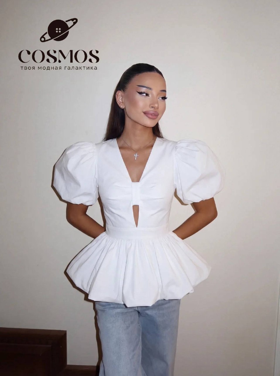 NEW COSMOS COLLECTION💥
😍Нежная блуза с объемными рукава...