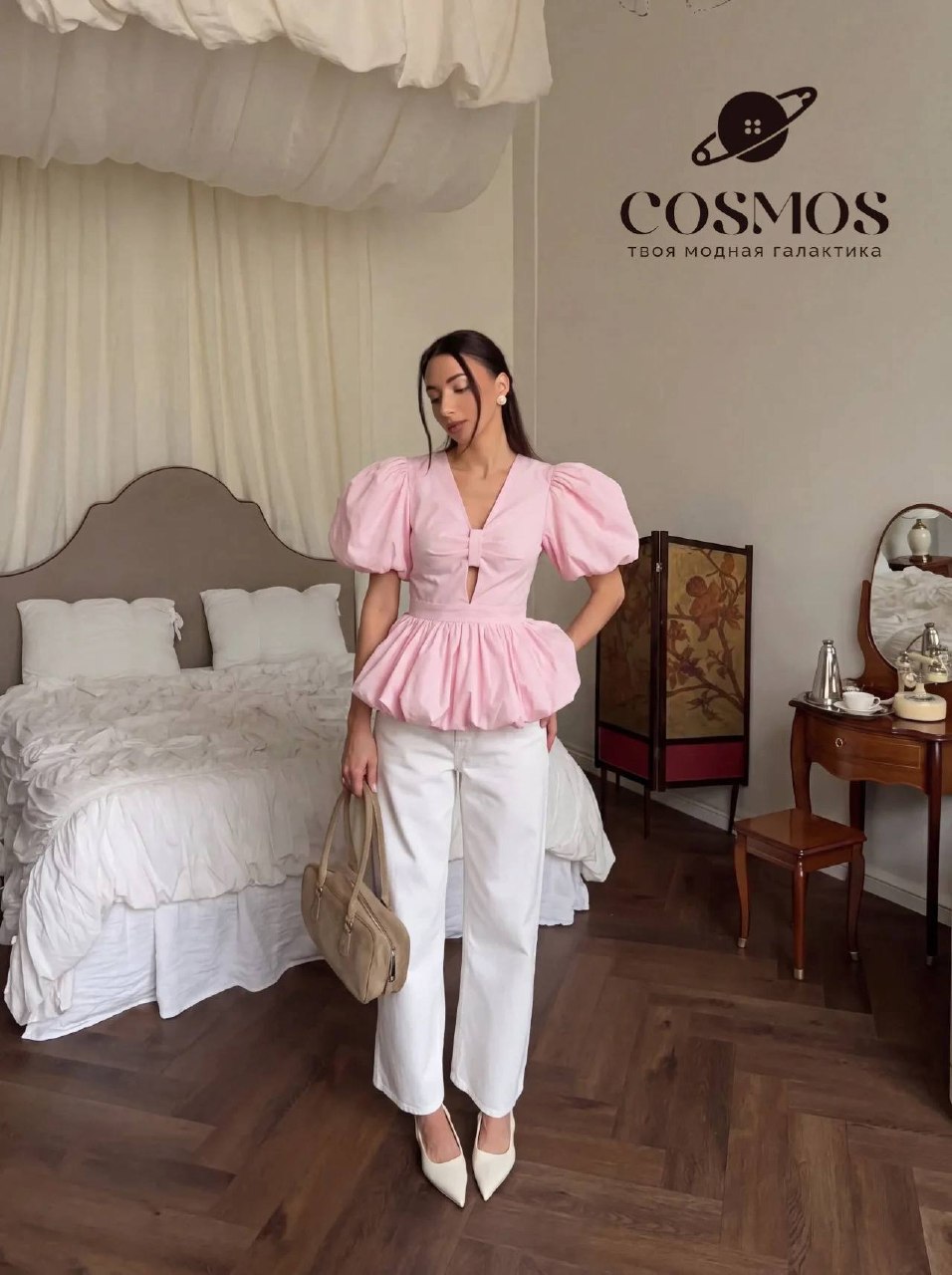 NEW COSMOS COLLECTION💥
😍Нежная блуза с объемными рукава...