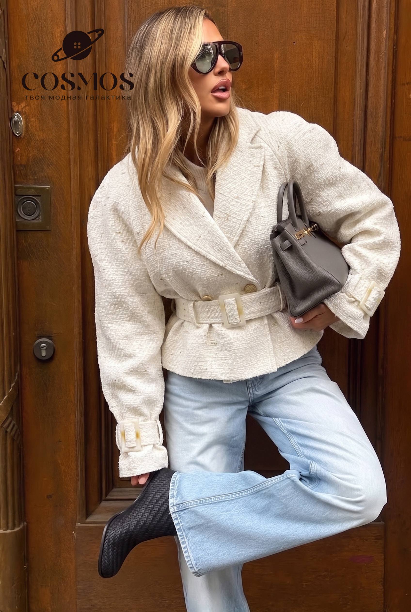 NEW 😍 NEW 😍 NEW 🍂
✨ Укороченный твидовый тренч премиаль...