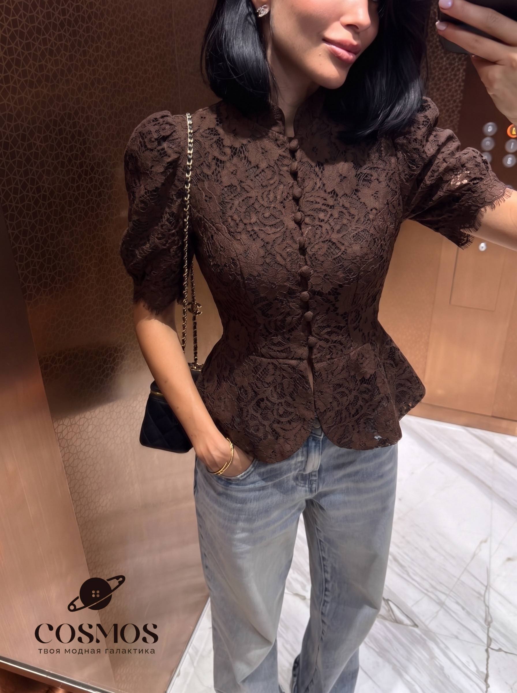 NEW 😍 NEW 😍 NEW 😍 
✨ Элегантный ажурный жакет с баской ...
