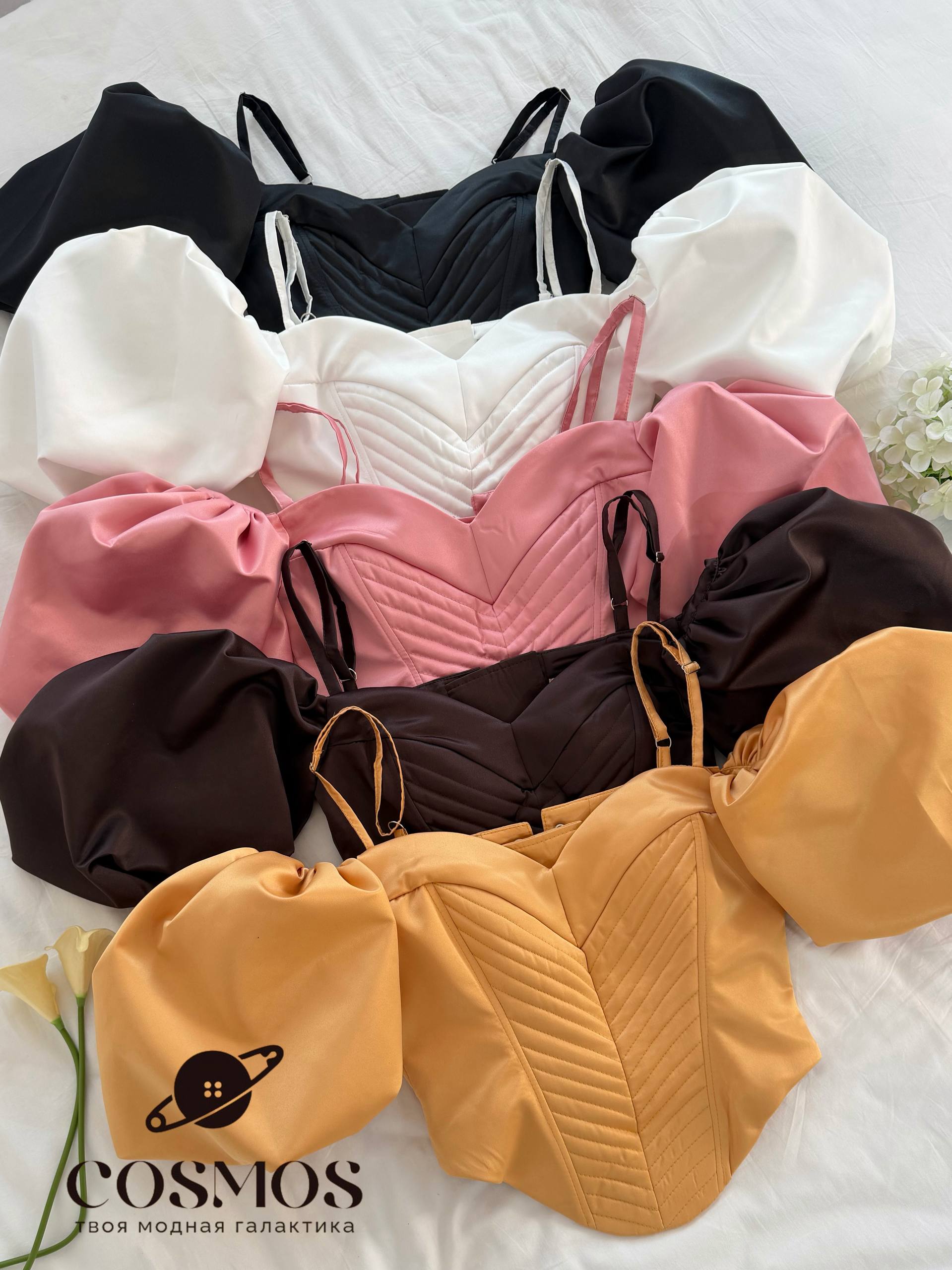 NEW COLLECTION 😍
🤍 Корсет с акцентными рукавами — женст...