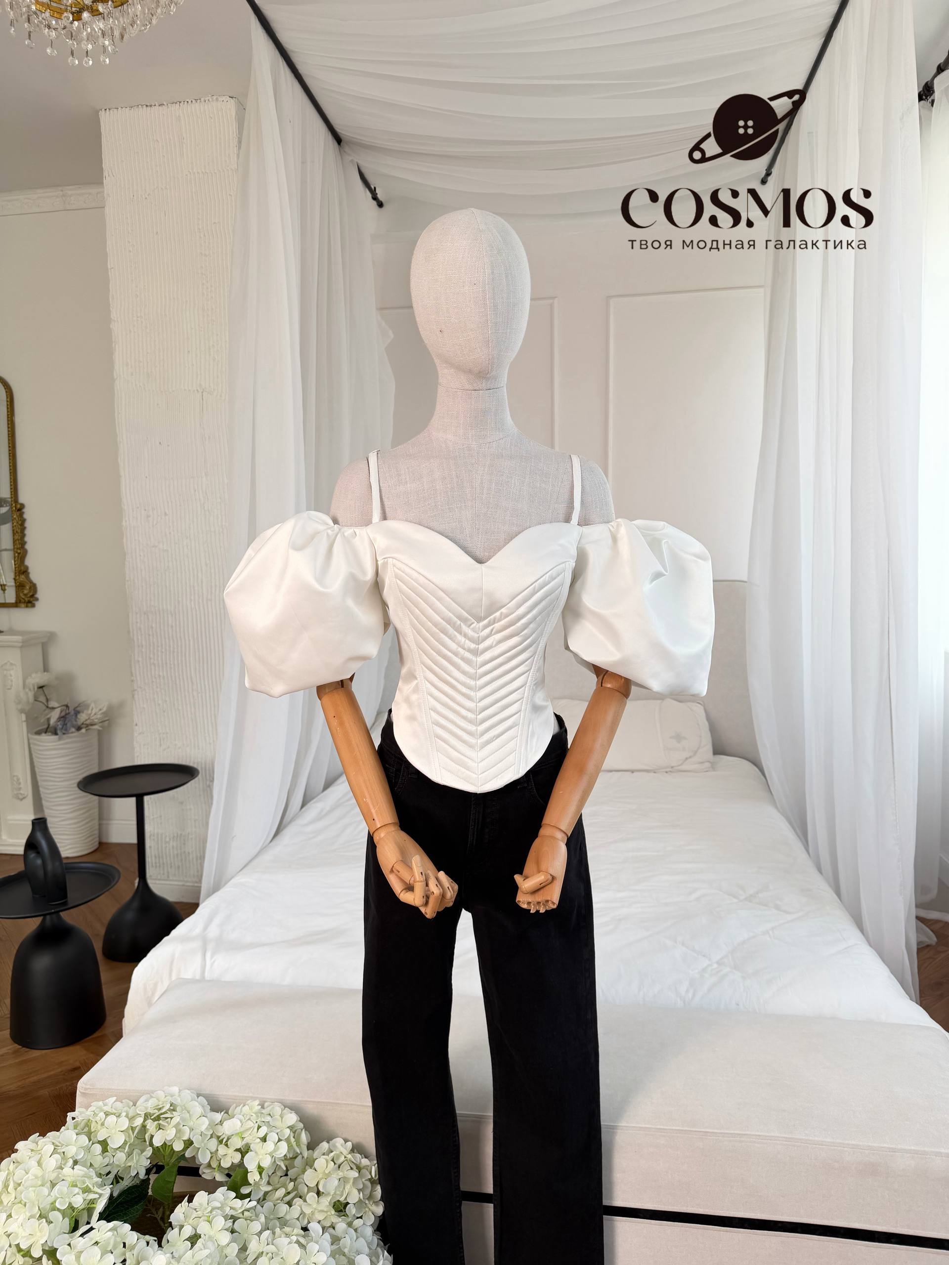 NEW COLLECTION 😍
🤍 Корсет с акцентными рукавами — женст...