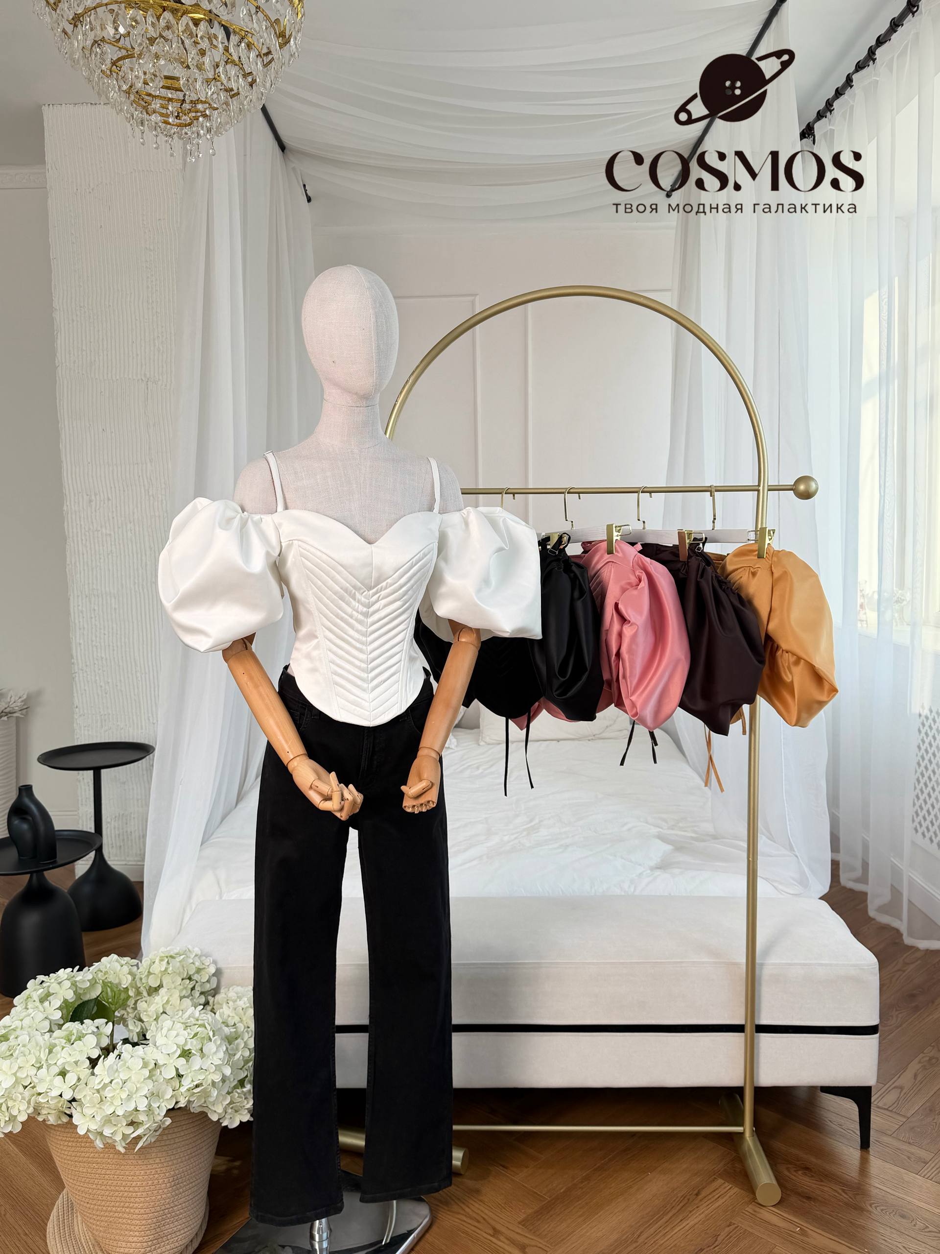 NEW COLLECTION 😍
🤍 Корсет с акцентными рукавами — женст...
