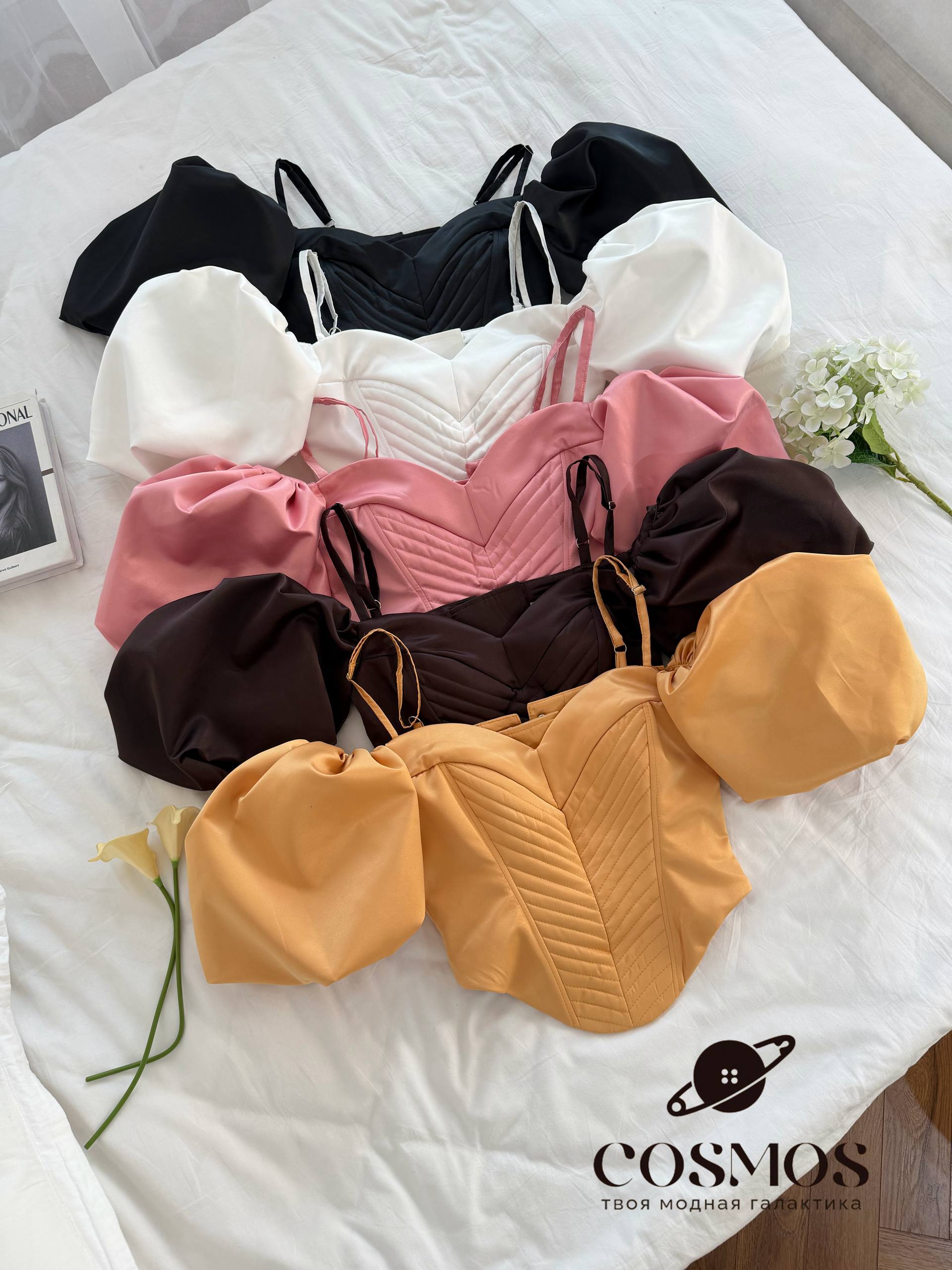 NEW COLLECTION 😍
🤍 Корсет с акцентными рукавами — женст...