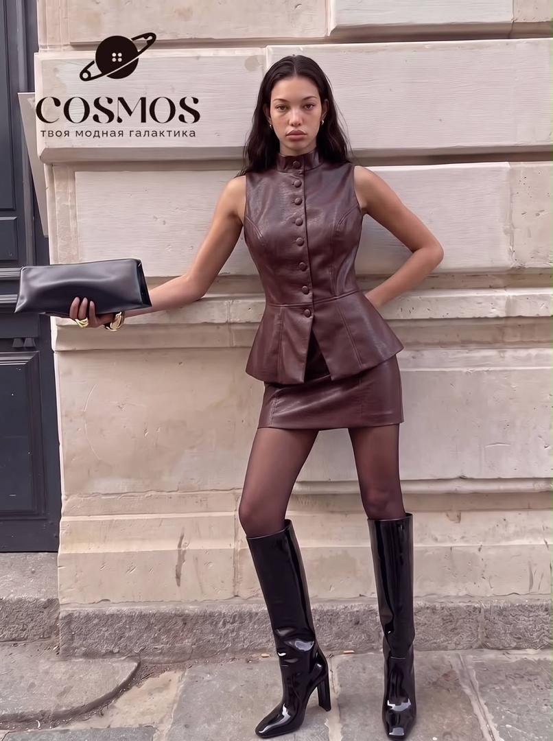 NEW COSMOS COLLECTION 🖤
Кожаный комплект с акцентным си...