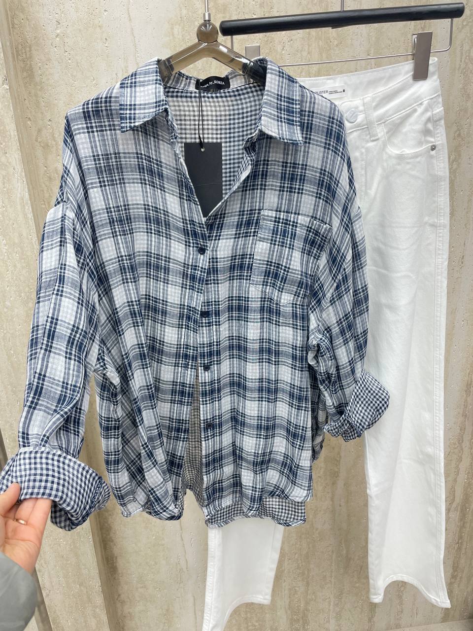 Design by Korea 🌟
В наличии
Тонкие  рубашки в клетку 
И...