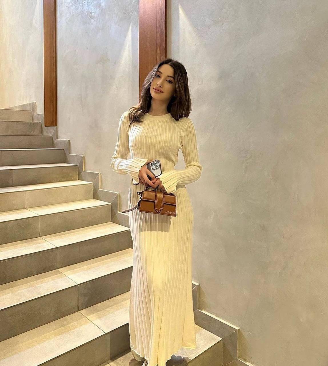 Трикотажные платья ✨