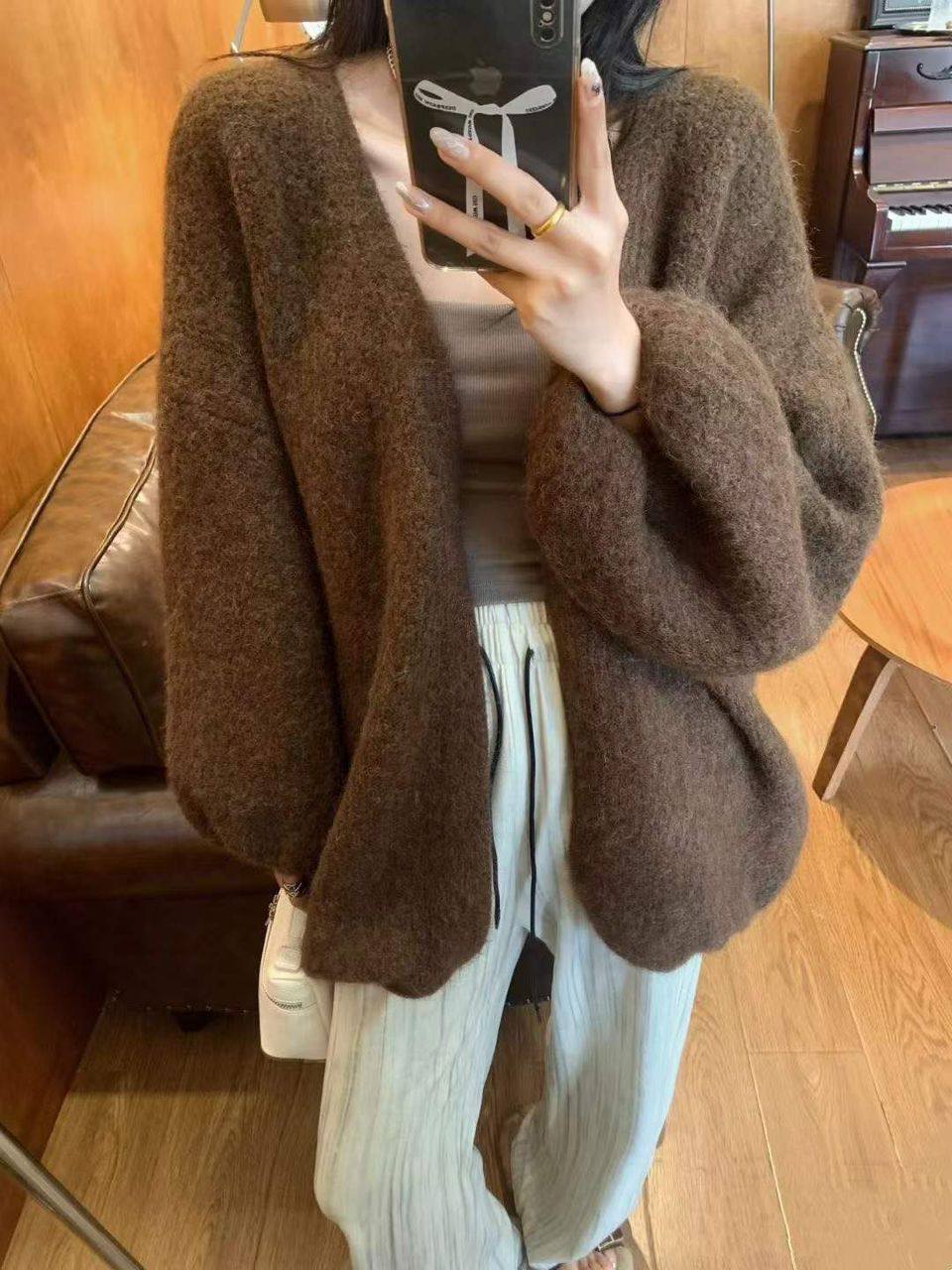 Пушистые шерстяные кардиганы ✨