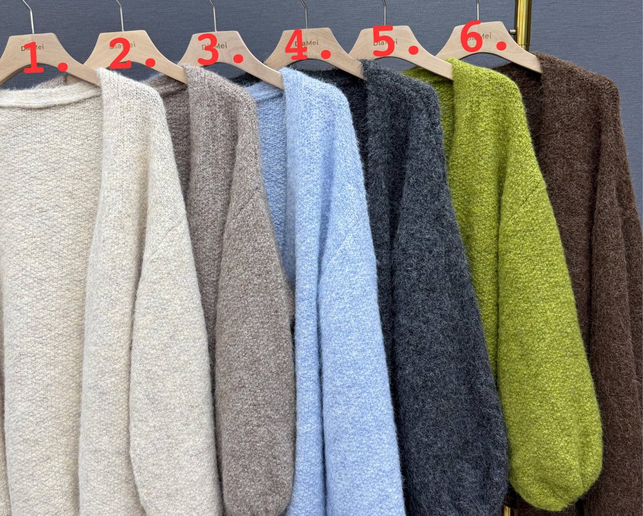 Пушистые шерстяные кардиганы ✨